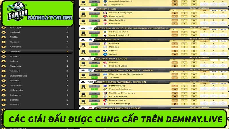 Demnaylive Nền tảng xem bóng đá trực tuyến số 1 Việt Nam